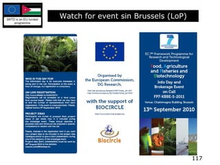 Watch for event sin Brussels (LoP) 