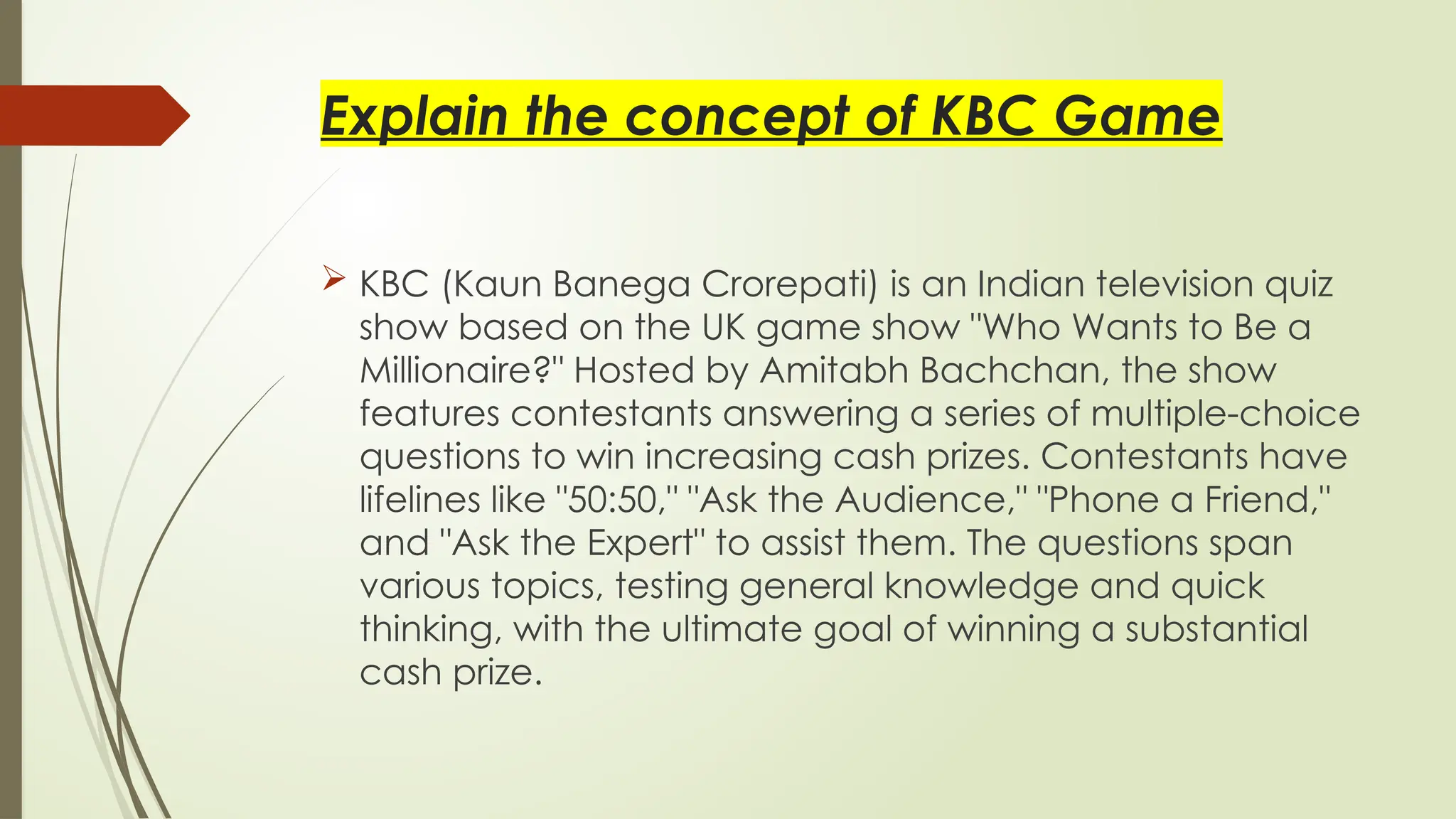 KBC ( Kaun Banega Crorepati ) Java Project.pptx