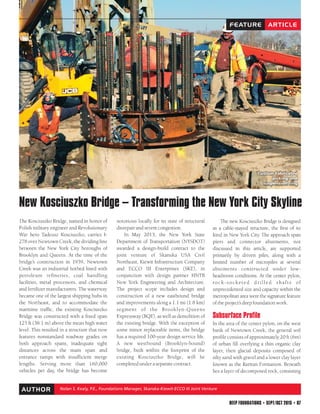 New Kosciuszko Bridge - Transforming the New York City Skyline