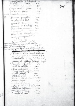 Universiteit van Orleans inschrijvingen studenten eind 16e eeuw deel 3 