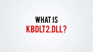 KBDLT2.DLL?
WHAT IS
 