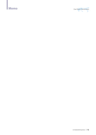 Memo Cast Resin Transformers 
Ｉ15 
 