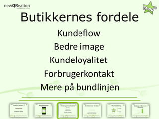 ButikkernesfordeleKundeflowBedre imageKundeloyalitetForbrugerkontaktMere på bundlinjen