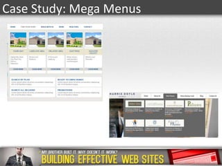 Case Study: Mega Menus

 