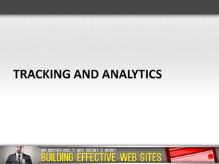 TRACKING AND ANALYTICS

 