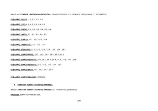 ΒΙΒΛΙΟ :«ΕΥΣΤΑΘΕΙΑ – ΜΕΤΑΦΟΡΑ ΦΟΡΤΙΩΝ» , ΓΡΗΓΟΡΟΠΟΥΛΟΣ ΓΡ. – ΦΩΚΑΣ Δ. –ΒΟΥΛΓΑΡΗΣ ΣΤ. ,ΔΙΟΦΑΝΤΟΣ. 
ΚΕΦΑΛΑΙΟ ΠΡΩΤΟ: 1.1, 1.2 , 1.3 , 1.4 
ΚΕΦΑΛΑΙΟ ΕΚΤΟ: 6.1 , 6.2 , 6.3 , 6.4 , 6.5 
ΚΕΦΑΛΑΙΟ ΟΓΔΟΟ: 8.1 , 8.2 , 8.3 , 8.4 , 8.5 , 8.6 
ΚΕΦΑΛΑΙΟ ΕΝΑΤΟ: 9.1 , 9.2 , 9.3 , 9,4 , 9.5 
ΚΕΦΑΛΑΙΟ ΔΕΚΑΤΟ: 10.1 , 10.2, 10.3 , 10.4 
ΚΕΦΑΛΑΙΟ ΕΝΔΕΚΑΤΟ: 11.1 , 11.2 , 11.3 
ΚΕΦΑΛΑΙΟ ΔΩΔΕΚΑΤΟ: 12.1 , 12.2 , 12.3 , 12.4 , 12.5 , 12.6 , 12.7 
ΚΕΦΑΛΑΙΟ ΔΕΚΑΤΟ ΤΡΙΤΟ: 13.1 , 13.2 , 13.3 , 13.4 , 13.5 , 13.6 
ΚΕΦΑΛΑΙΟ ΔΕΚΑΤΟ ΤΕΤΑΡΤΟ: 14.1 ,14.2 , 14.3 , 14.4 , 14.5 , 14.6 , 14.7 , 14.8 
ΚΕΦΑΛΑΙΟ ΔΕΚΑΤΟ ΠΕΜΠΤΟ: 15.1 , 15.2 , 15.3 , 15.4 , 15.5 
ΚΕΦΑΛΑΙΟ ΔΕΚΑΤΟ ΕΚΤΟ: 16.1 , 16.2 , 16.3 , 16.4 
ΚΕΦΑΛΑΙΟ ΔΕΚΑΤΟ ΕΒΔΟΜΟ: ΟΡΙΣΜΟΙ. 
3. «ΝΑΥΤΙΚΗ ΤΕΧΝΗ – ΕΚΤΑΚΤΕΣ ΑΝΑΓΚΕΣ». 
ΒΙΒΛΙΟ :«ΝΑΥΤΙΚΗ ΤΕΧΝΗ – ΕΚΤΑΚΤΕΣ ΑΝΑΓΚΕΣ», Κ. ΤΡΙΠΟΛΙΤΗΣ ,ΔΙΟΦΑΝΤΟΣ 
ΠΡΟΣΟΧΗ :Η ΥΛΗ ΠΑΡΑΜΕΝΕΙ ΙΔΙΑ. 
208 
 