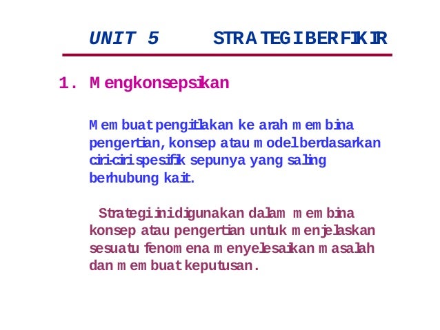 Kemahiran Berfikir Kritis dan Kreatif KBKK