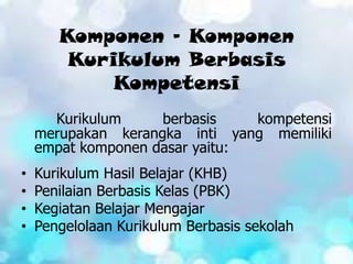Kurikulum Kompetensi: Guru Profesional Masa Depan