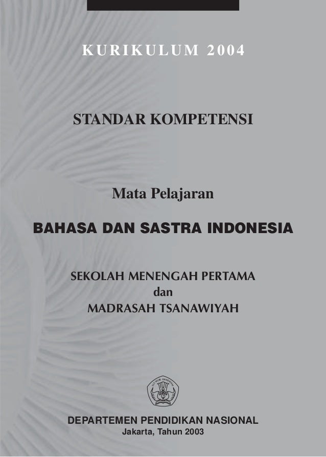 Kbk Smp 03 Bahasa Sastra Indonesia
