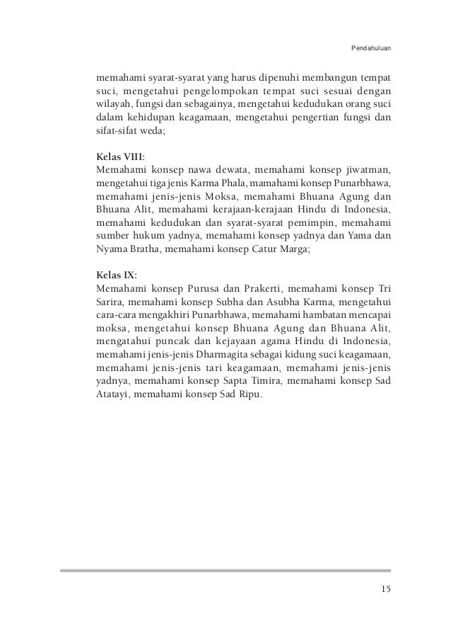 Kbk Smp D Pendidikan Agama Hindu