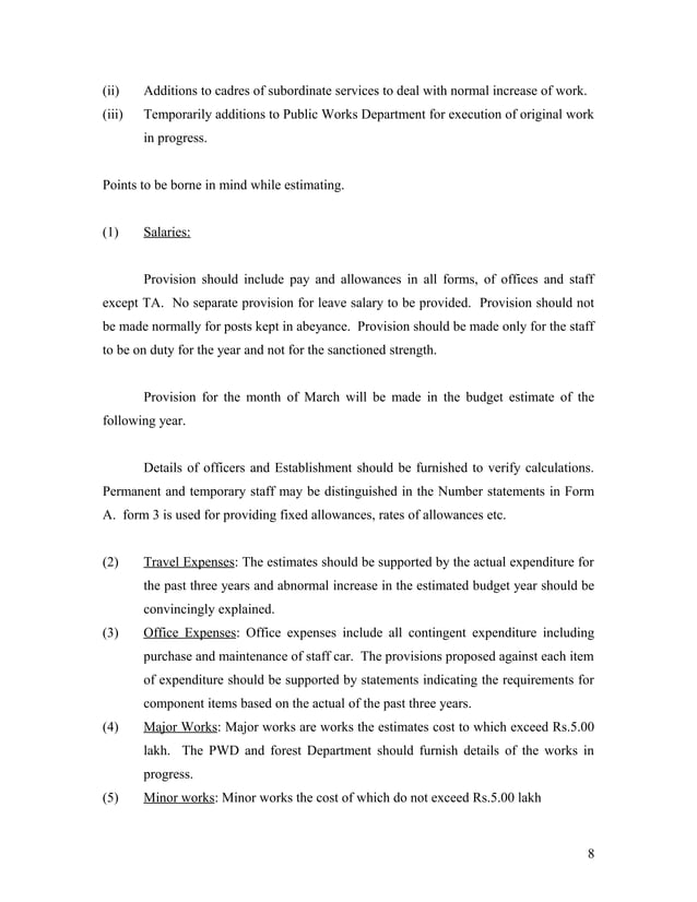 Kerala budget Manual Notes uploaded by James Joseph Adhikarathil PDF