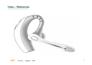 Video – References




  ILPS   Frank Nack   nack@uva.nl   KBMS
                                           39
 