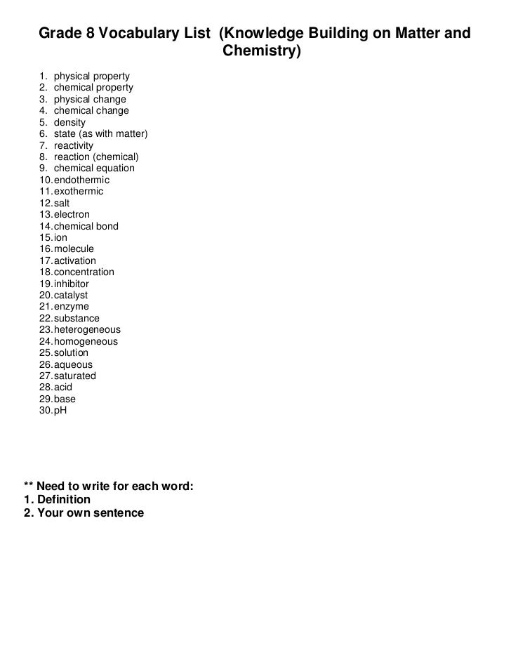 List Of Chemical And Physical Properties Of Matter List Of Chemical And Physical Properties Of Matter