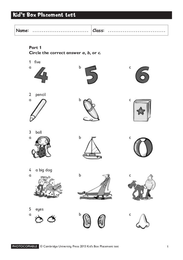 Picture Vocabulary Iq Test For Kids Picture Vocabulary Iq Test For Kids