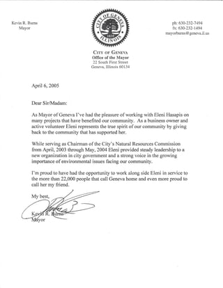 KB recommendation letter (2005)
