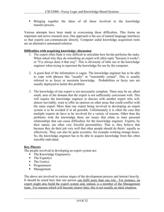 KBS Lecture Notes | DOC