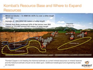 Potential ore
Potential ore
Inferred ore
Potential
Surface ore
11



 