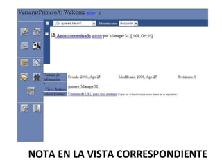 NOTA EN LA VISTA CORRESPONDIENTE 