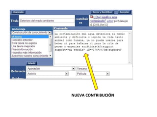 NUEVA CONTRIBUCIÓN Andamiaje 
