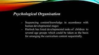 Knowledge and curriculum : Basis of knowledge organisation | PDF