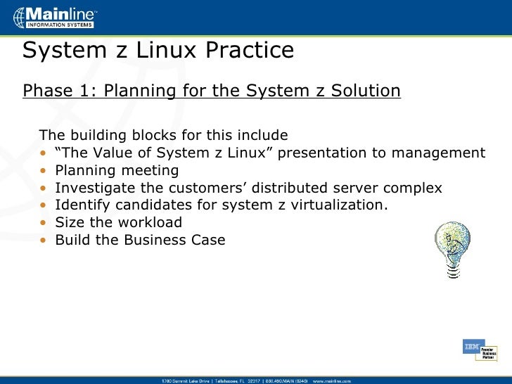 Building the Case for System z Linux
