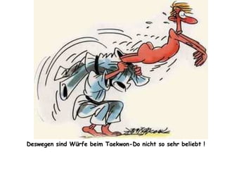 Deswegen sind Würfe beim Taekwon-Do nicht so sehr beliebt ! 