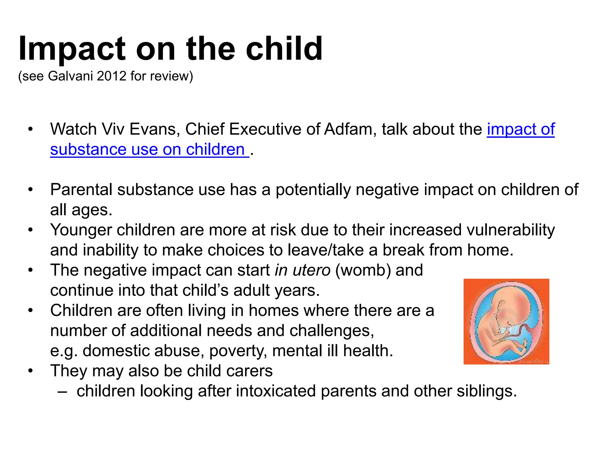Problematic substance use: the impact on children | PPTX