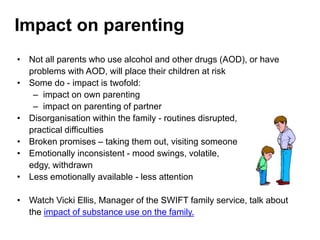 Problematic substance use: the impact on children | PPTX