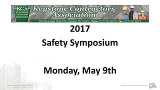 COMPLIANCE to COMMITMENT
Claims $ Risk Management $ Safety $ Quality
American Contractors Insurance Group
2017
Safety Symposium
Monday, May 9th
 