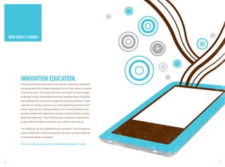 Mba Indesign Management MBA Certificate in Design and Innovation Management | PDF