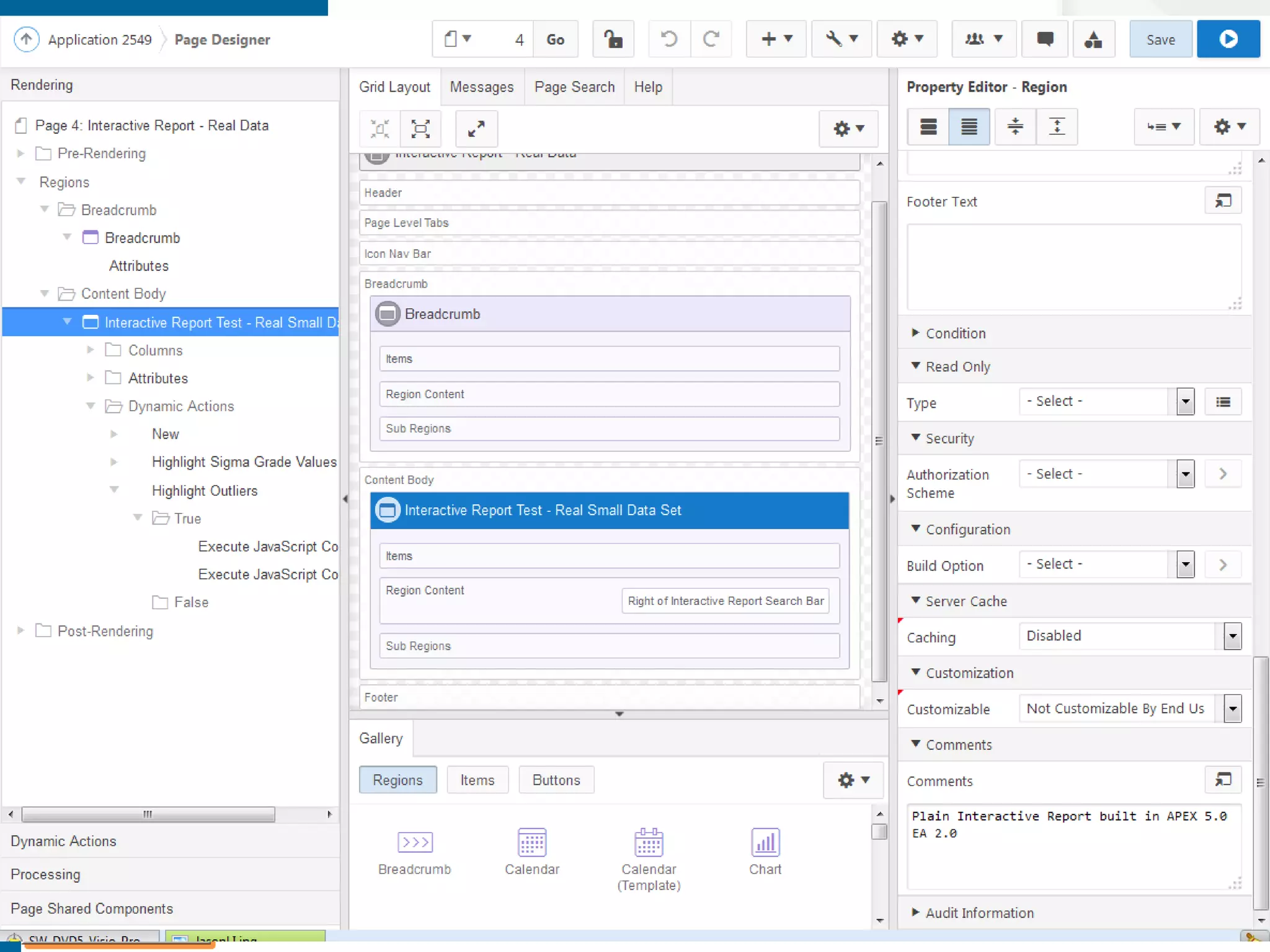 TH Technology
APEX 5 Interactive Reports … Deep Dive
Page Designer – Where to Find IR Things
 