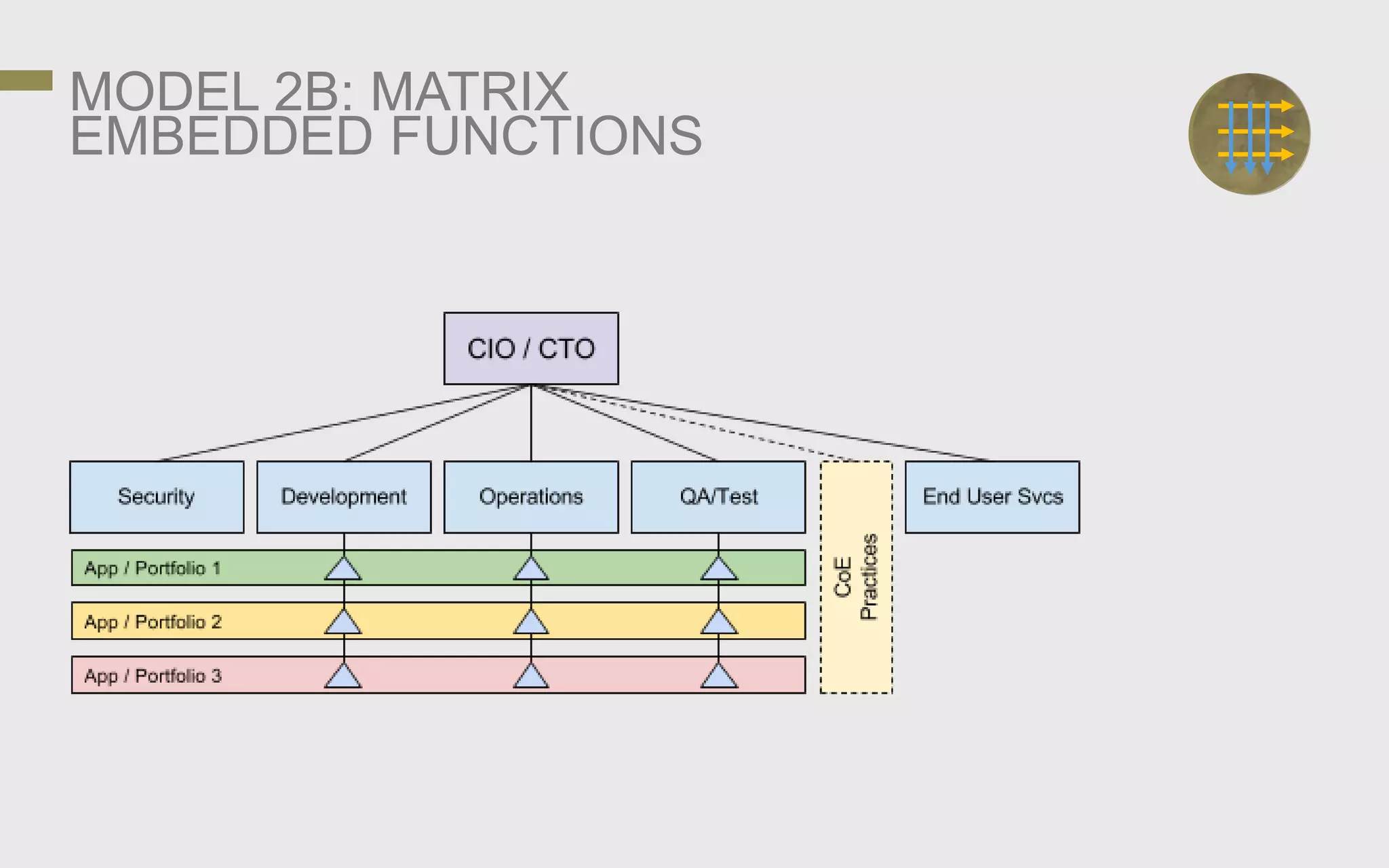 MODEL 2B: MATRIX
EMBEDDED FUNCTIONS
 