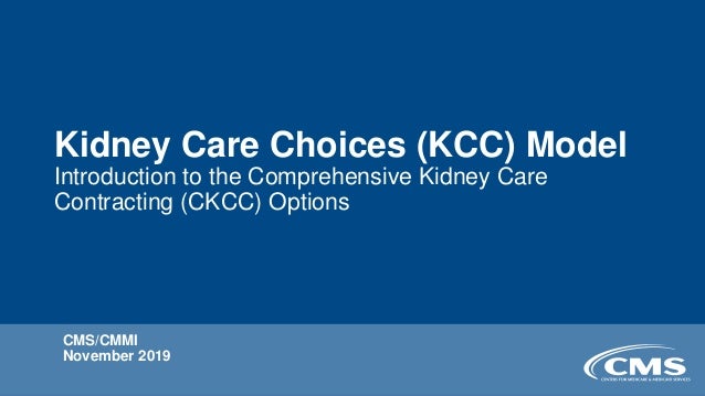 Webinar Comprehensive Kidney Care Contracting Ckcc Model Options