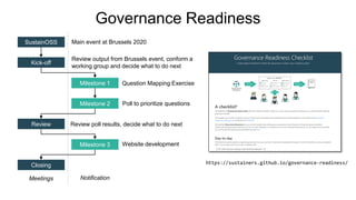 Open Source Software Governance Guide: Developing a Matrix of Leading ...