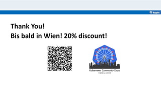 Thank You!
Bis bald in Wien! 20% discount!
 