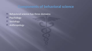 Comprehensive Overview of Behavioral Science in Clinical Medicine and ...