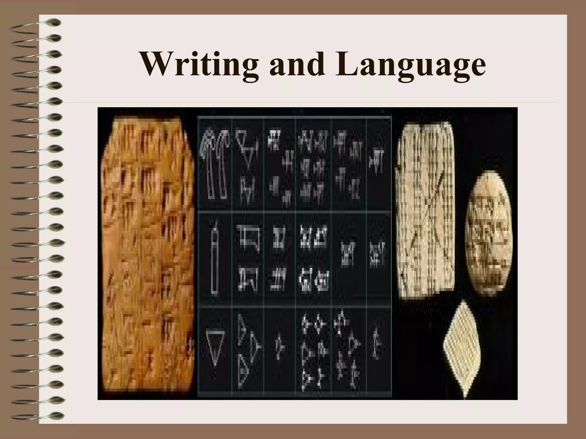 Writing and Language
 