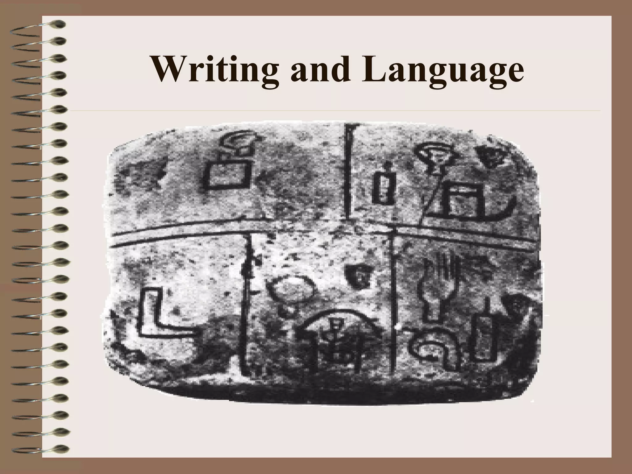 Writing and Language
 
