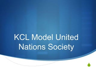KCL Model United Nations Society 