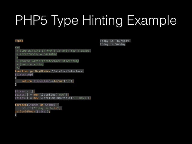 Php Type Hints _ Evolution of Type Hinting in PHP – PFYUZ