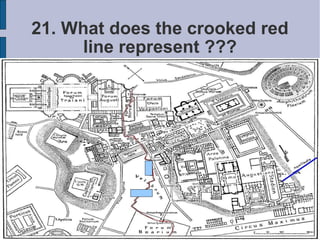 21. What does the crooked red
      line represent ???
 
