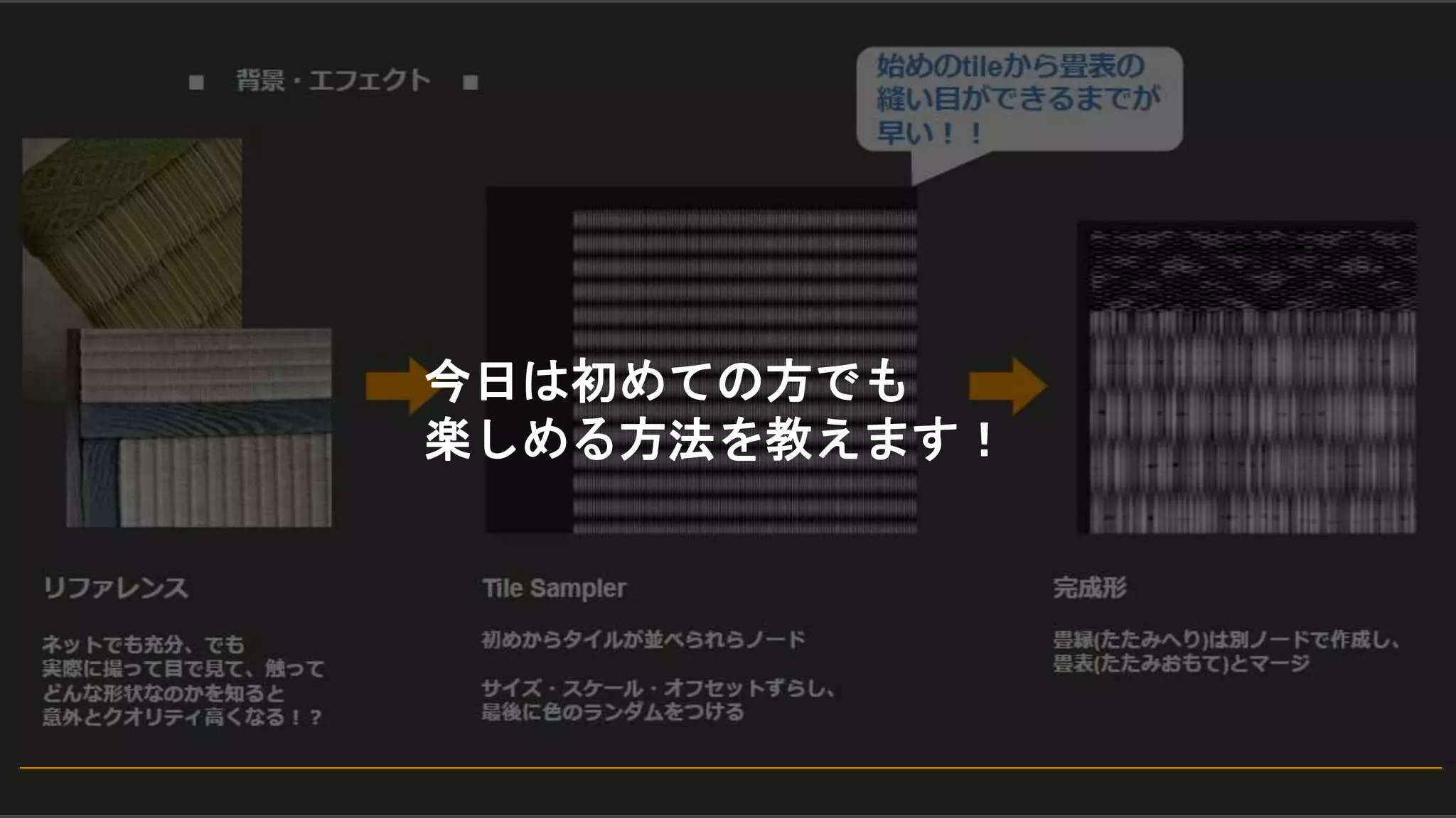 今日は初めての方でも
楽しめる方法を教えます！
 
