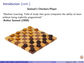 Introduction to Machine Learning | PDF