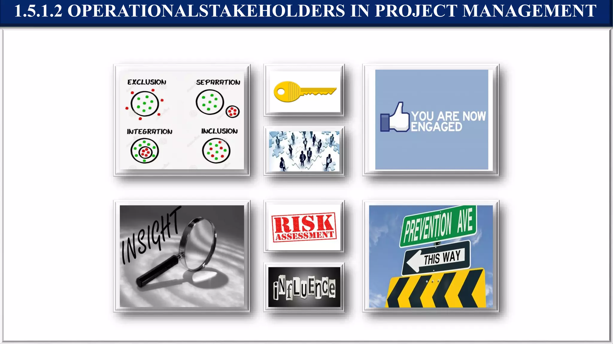 1.5.1.2 OPERATIONALSTAKEHOLDERS IN PROJECT MANAGEMENT
 