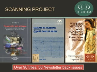 SCANNING PROJECT

Over 90 titles, 50 Newsletter back issues

 