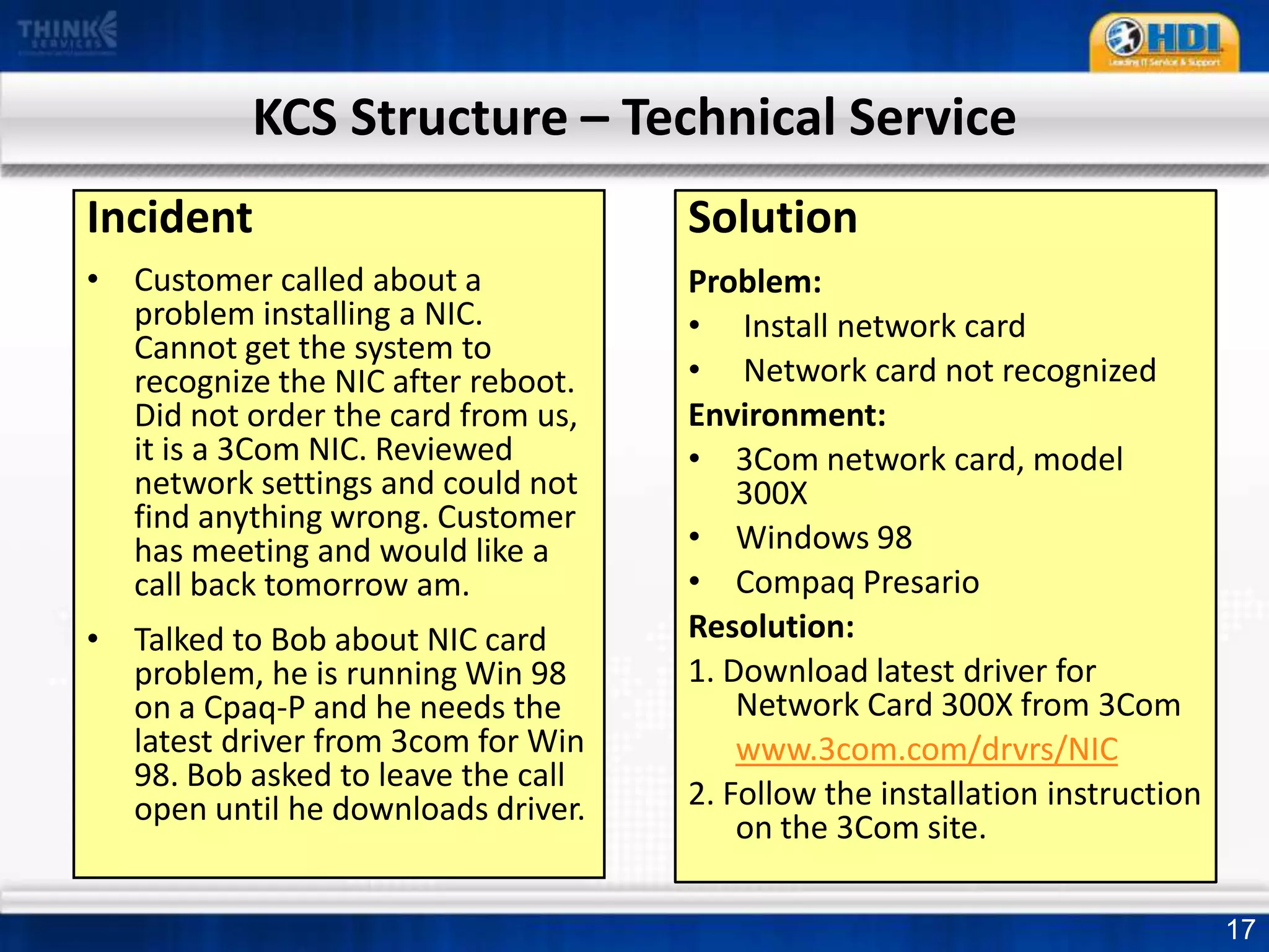 The Concepts of KCSKCS is a methodology and a set of practices and processes that focuses on knowledge as a key asset of the support organization.KCS is not something we do in addition to solving problems…KCS becomes the way we solve problems