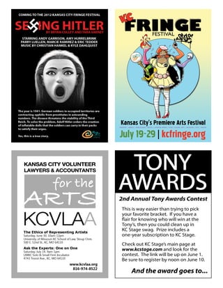 TONY
AWARDS
2nd Annual Tony Awards Contest
This is way easier than trying to pick
your favorite bracket. If you have a
fla...