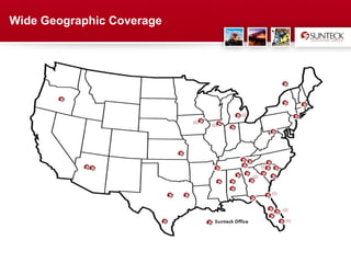 Wide Geographic Coverage




                       Address Text
 
