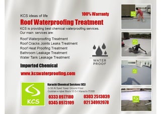 Roof Waterproofing Services Karachi