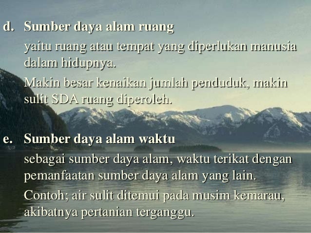 Sumber Daya Alam 33254961